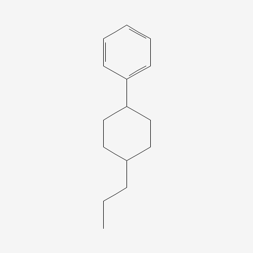 (trans-4-Propylcyclohexyl)benzene (CAS: 61203-94-9) - Chemical Structure and Molecular Formula 