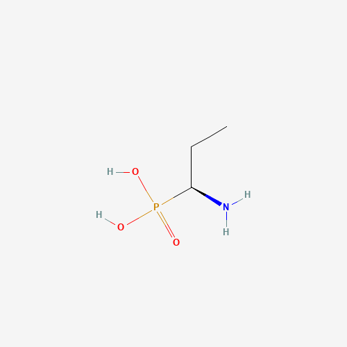 [(1S)-1-Aminopropyl]phosphonic acid (CAS: 98048-99-8) - Chemical Structure and Molecular Formula 