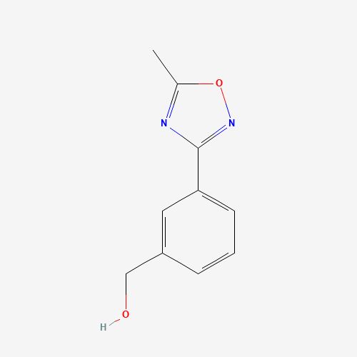 [3-(5-methyl-1,2,4-oxadiazol-3-yl)phenyl]methanol (CAS: 852180-70-2) - Chemical Structure and Molecular Formula 