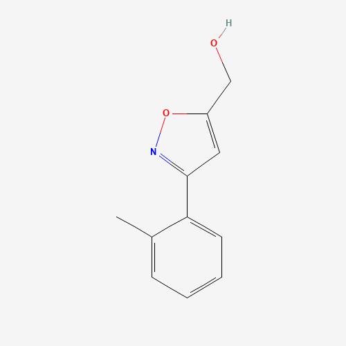 [3-(o-tolyl)isoxazol-5-yl]methanol (CAS: 885273-56-3) - Chemical Structure and Molecular Formula 