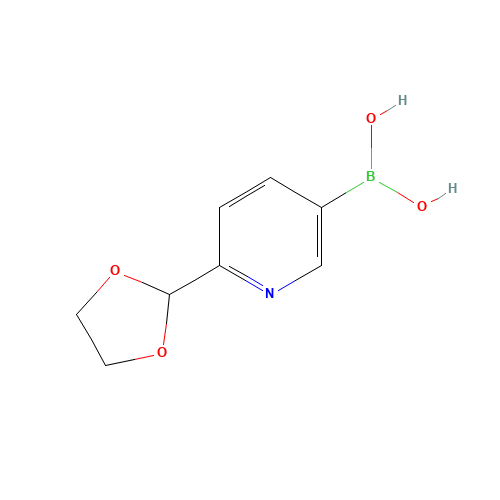 [6-(1,3-Dioxolan-2-yl)-3-pyridinyl]boronic acid (CAS: 1072952-38-5) - Related Chemical Product