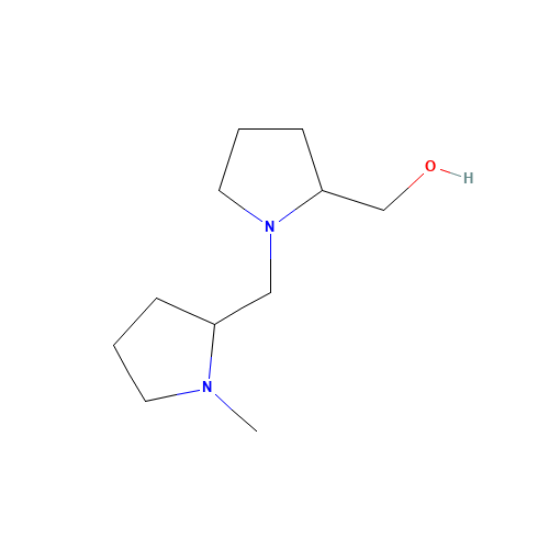 {1-[1-(2-Pyrrolidinyl)ethyl]-2-pyrrolidinyl}methanol (CAS: 66283-23-6) - Related Chemical Product
