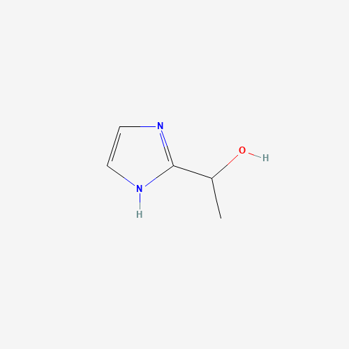 1-(1H-Imidazol-2-yl)ethanol (CAS: 22098-61-9) - Chemical Structure and Molecular Formula 
