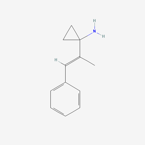 1-(1-Phenyl-1-propen-2-yl)cyclopropanamine (CAS: 604800-02-4) - Chemical Structure and Molecular Formula 