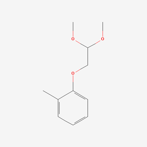 1-(2,2-Dimethoxyethoxy)-2-methylbenzene (CAS: 95333-18-9) - Chemical Structure and Molecular Formula 