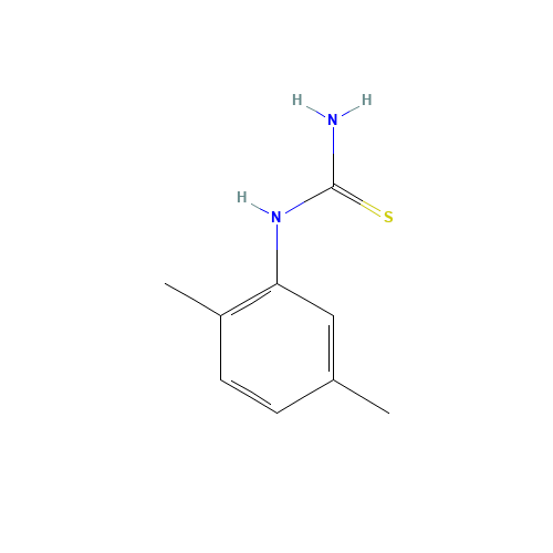 1-(2,5-dimethylphenyl)thiourea (CAS: 16738-19-5) - Chemical Structure and Molecular Formula 