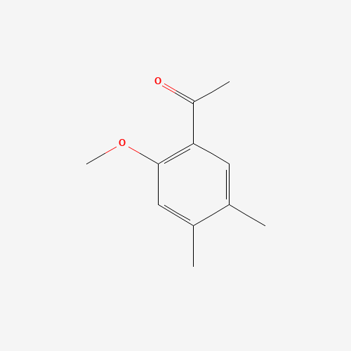 1-(2-Methoxy-4,5-dimethylphenyl)ethanone (CAS: 91969-74-3) - Chemical Structure and Molecular Formula 