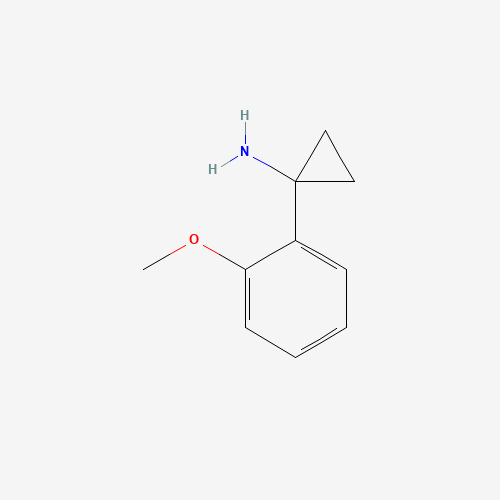 1-(2-Methoxyphenyl)cyclopropanamin (CAS: 503417-32-1) - Chemical Structure and Molecular Formula 