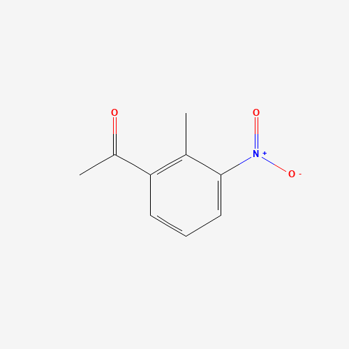 1-(2-methyl-3-nitrophenyl)ethanone (CAS: 75473-11-9) - Chemical Structure and Molecular Formula 