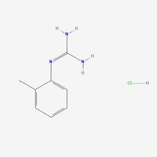 1-(2-Methylphenyl)guanidine (CAS: 6976-05-2) - Chemical Structure and Molecular Formula 