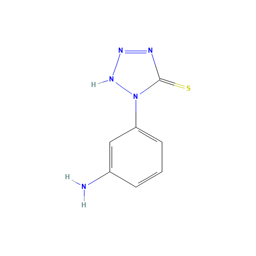 1-(3-Aminophenyl)-1,2-dihydro-5H-tetrazole-5-thione (CAS: 23249-96-9) - Related Chemical Product