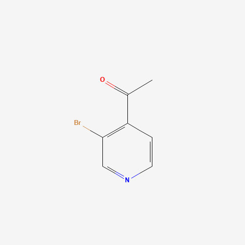 1-(3-Bromopyridin-4-yl)ethanone (CAS: 111043-06-2) - Chemical Structure and Molecular Formula 