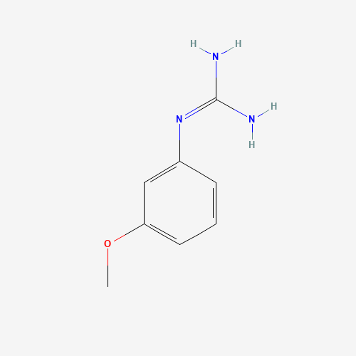 1-(3-Methoxyphenyl)guanidin (CAS: 57004-60-1) - Chemical Structure and Molecular Formula 
