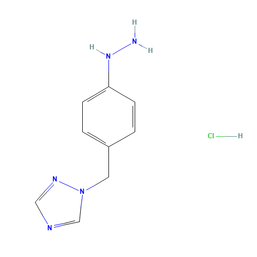 1-(4-Hydrazinobenzyl)-1H-1,2,4-triazole hydrochloride (CAS: 154748-67-1) - Related Chemical Product