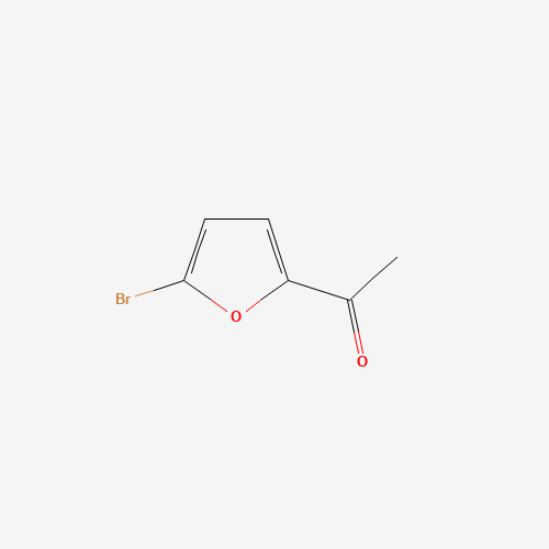 1-(5-Bromo-2-furyl)ethanone (CAS: 3199-50-6) - Chemical Structure and Molecular Formula 