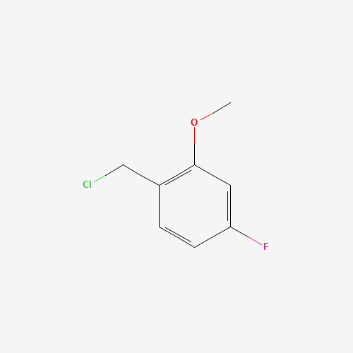 1-(Chloromethyl)-4-fluoro-2-methoxybenzene (CAS: 157068-04-7) - Chemical Structure and Molecular Formula 