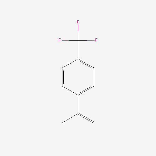 1-(Prop-1-en-2-yl)-4-(trifluoromethyl)benzene (CAS: 55186-75-9) - Chemical Structure and Molecular Formula 