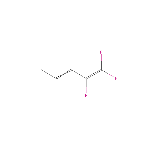 1,1,2-Trifluoro-1,3-pentadiene (CAS: 123812-85-1) - Chemical Structure and Molecular Formula 