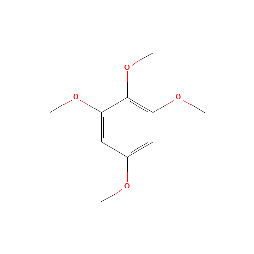 1,2,3,5-Tetramethoxybenzene (CAS: 5333-45-9) - Chemical Structure and Molecular Formula 