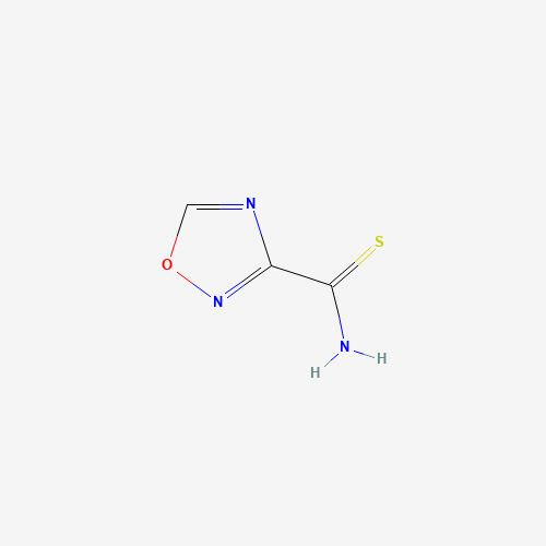 1,2,4-Oxadiazole-3-carbothioamide (CAS: 39512-80-6) - Chemical Structure and Molecular Formula 