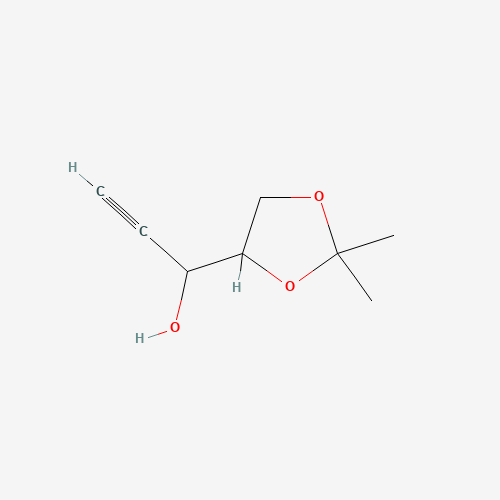 1,2-Dideoxy-4,5-O-isopropylidene-D-threo-pent-1-ynitol (CAS: 4957-71-5) - Chemical Structure and Molecular Formula 