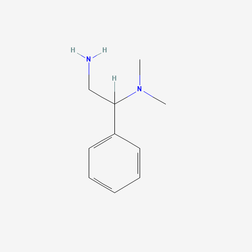 1,2-ethanediamine, N1,N1-dimethyl-1-phenyl- (CAS: 6342-21-8) - Chemical Structure and Molecular Formula 