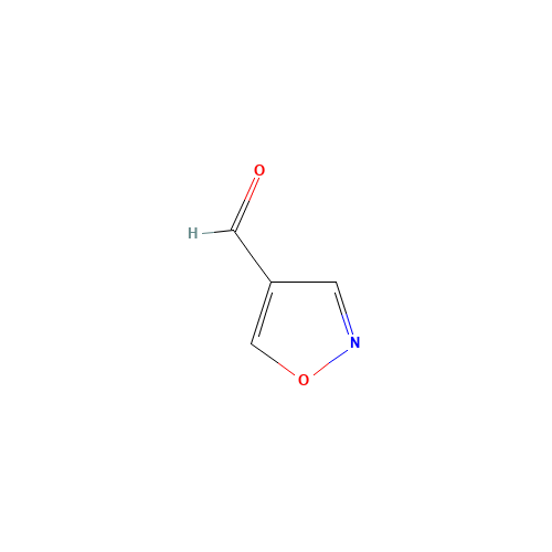 1,2-Oxazole-4-carbaldehyde (CAS: 65373-53-7) - Chemical Structure and Molecular Formula 