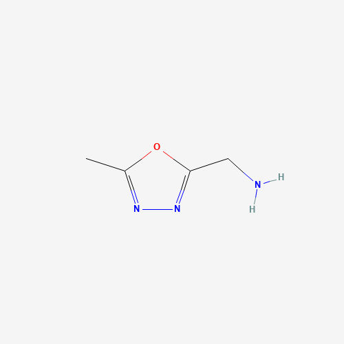 1,3,4-oxadiazole-2-methanamine, 5-methyl- (CAS: 125295-22-9) - Chemical Structure and Molecular Formula 