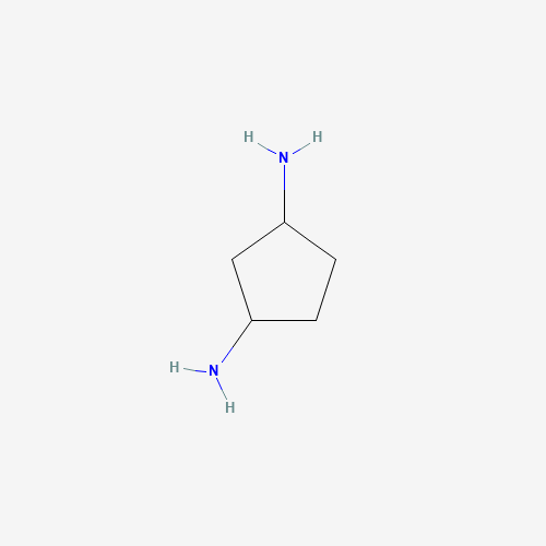 1,3-Cyclopentanediamine (CAS: 73211-32-2) - Chemical Structure and Molecular Formula 