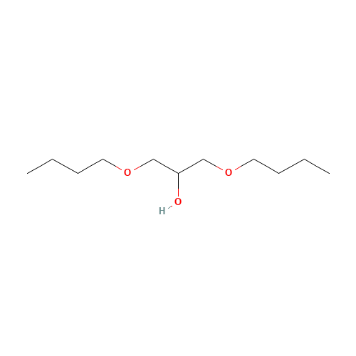 1,3-dibutoxypropan-2-ol (CAS: 2216-77-5) - Chemical Structure and Molecular Formula 