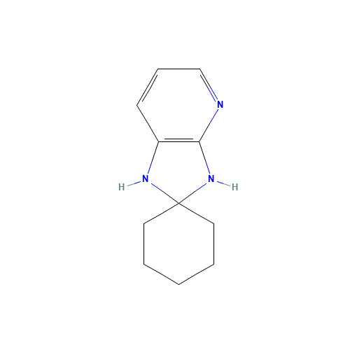 1',3'-Dihydrospiro[cyclohexane-1,2'-[2H]imidazo[4,5-b]pyridine] (CAS: 76902-24-4) - Related Chemical Product
