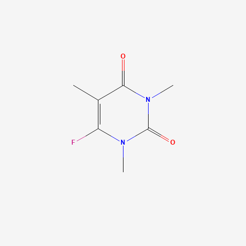 1,3-Dimethyl-6-fluorothymine (CAS: 112706-71-5) - Chemical Structure and Molecular Formula 