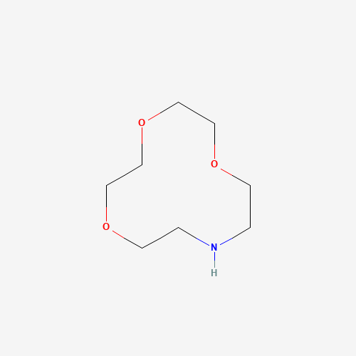 1,4,7-trioxa-10-azacyclododecane (CAS: 41775-76-2) - Chemical Structure and Molecular Formula 