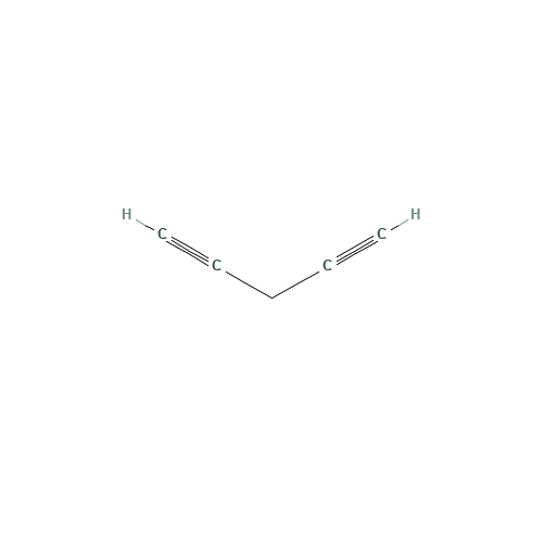 1,4-pentadiyne (CAS: 24442-69-1) - Chemical Structure and Molecular Formula 