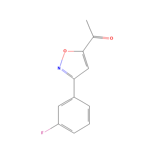 1-[3-(3-Fluorophenyl)-1,2-oxazol-5-yl]ethanone (CAS: 889938-99-2) - Related Chemical Product