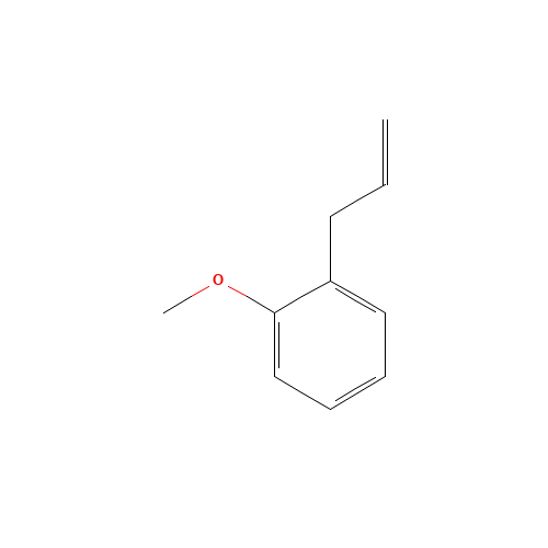 1-allyl-2-methoxybenzene (CAS: 3698-28-0) - Chemical Structure and Molecular Formula 