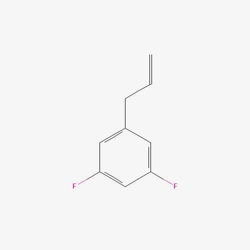 1-Allyl-3,5-difluorobenzene (CAS: 79538-22-0) - Chemical Structure and Molecular Formula 