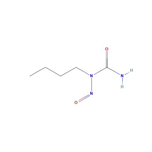 1-Butyl-1-nitrosourea (CAS: 869-01-2) - Chemical Structure and Molecular Formula 