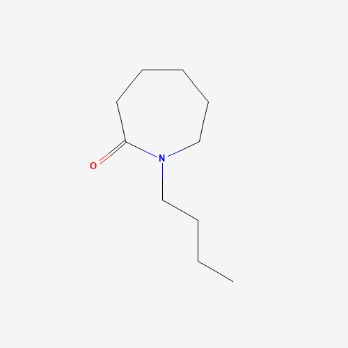 1-Butylazepan-2-one (CAS: 19090-89-2) - Chemical Structure and Molecular Formula 