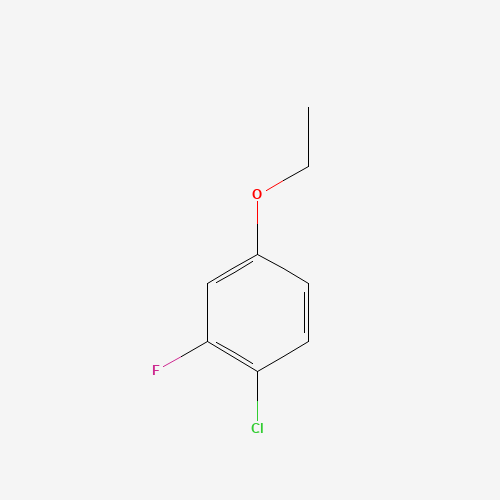 1-Chloro-4-ethoxy-2-fluorobenzene (CAS: 289039-33-4) - Chemical Structure and Molecular Formula 