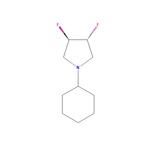 1-Cyclohexyl-3,4-difluoropyrrolidine (CAS: 209625-81-0) - Related Chemical Product