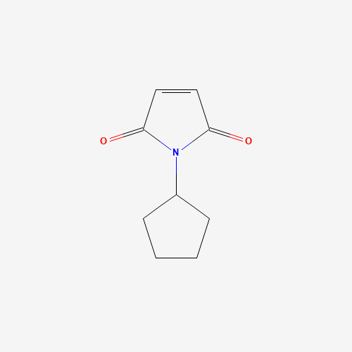 1-Cyclopentyl-1H-pyrrole-2,5-dione (CAS: 170866-05-4) - Chemical Structure and Molecular Formula 