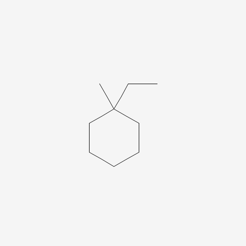 1-Ethyl-1-methylcyclohexane (CAS: 4926-90-3) - Chemical Structure and Molecular Formula 