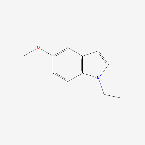 1-Ethyl-5-Methoxyindole (CAS: 46182-32-5) - Chemical Structure and Molecular Formula 