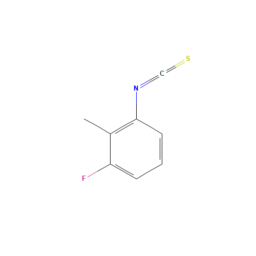 1-Fluoro-3-isothiocyanato-2-methylbenzene (CAS: 363179-58-2) - Chemical Structure and Molecular Formula 