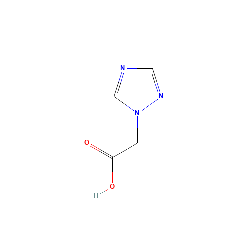 1H-1,2,4-Triazole-1-acetic acid (CAS: 28711-29-7) - Chemical Structure and Molecular Formula 
