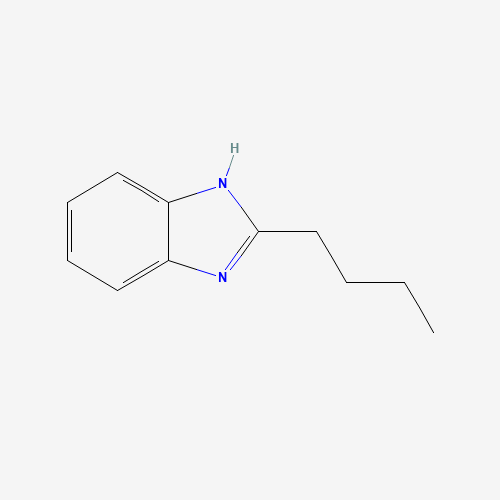 1H-benzimidazole, 2-butyl- (CAS: 5851-44-5) - Chemical Structure and Molecular Formula 