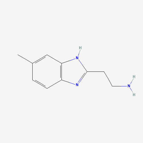 1H-benzimidazole-2-ethanamine, 5-methyl- (CAS: 630091-54-2) - Chemical Structure and Molecular Formula 