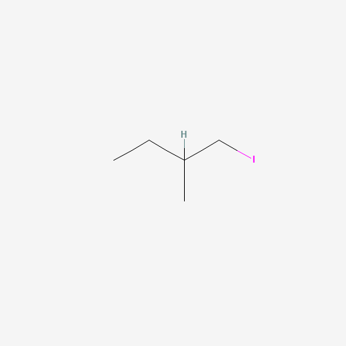 1-Iodo-2-methylbutane (CAS: 616-14-8) - Chemical Structure and Molecular Formula 