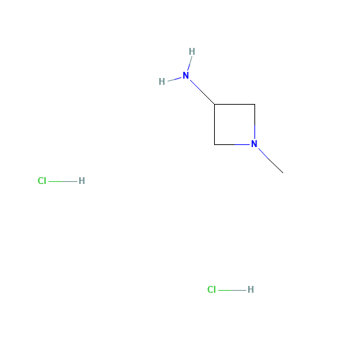 1-methylazetidin-3-amine dihydrochloride (CAS: 959918-41-3) - Chemical Structure and Molecular Formula 